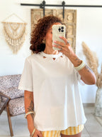 T-shirt Lovers - Blanc