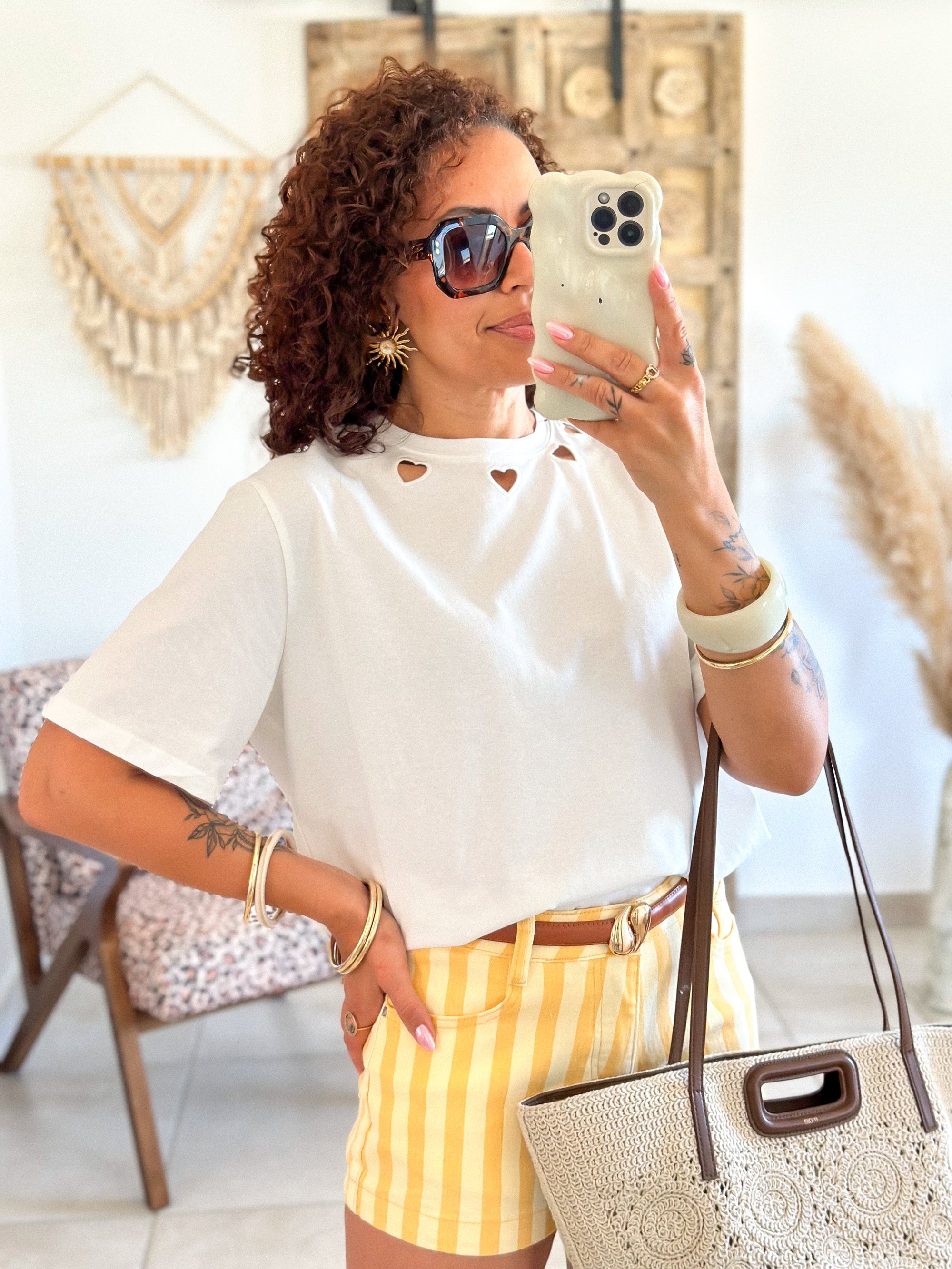 T-shirt Lovers - Blanc