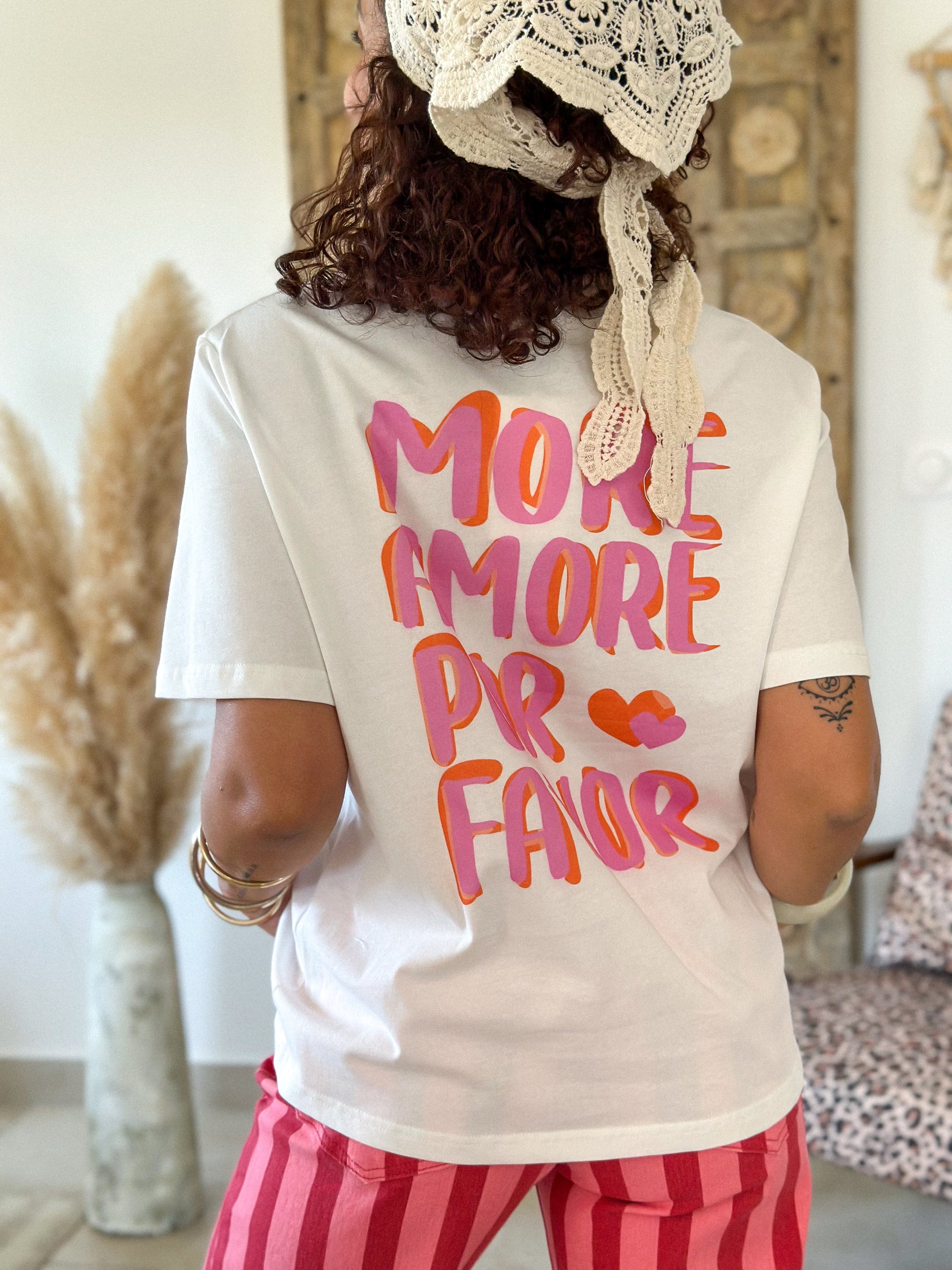 T-Shirt Amore - Blanc