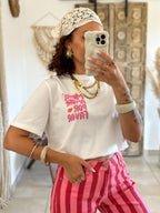 T-Shirt Amore - Blanc