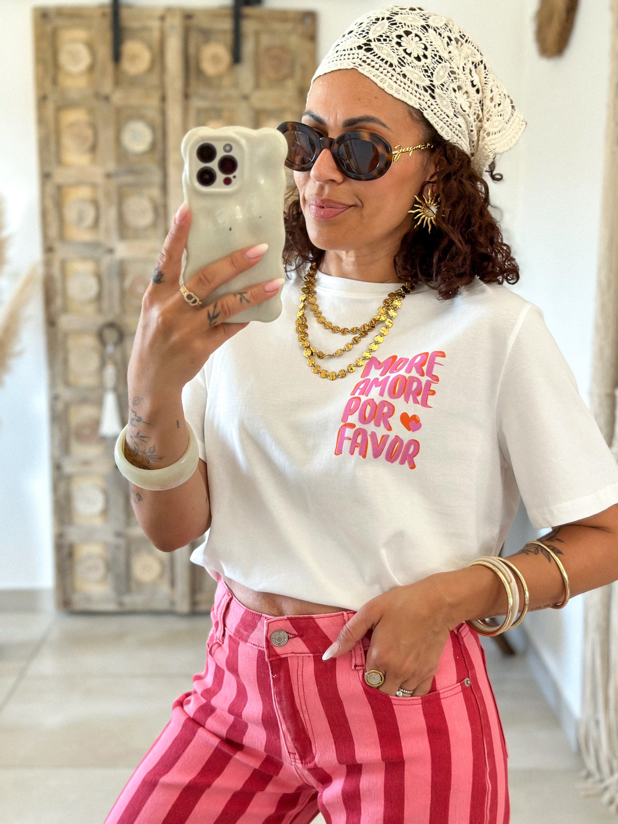 T-Shirt Amore - Blanc