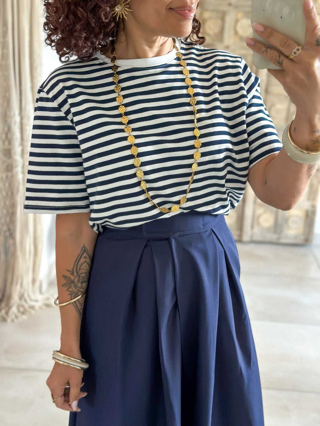 T-shirt Jody - Rayé marine