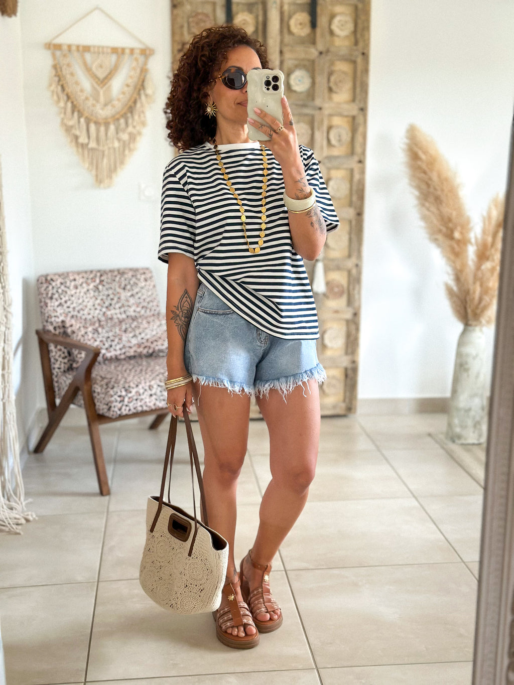T-shirt Jody - Rayé marine