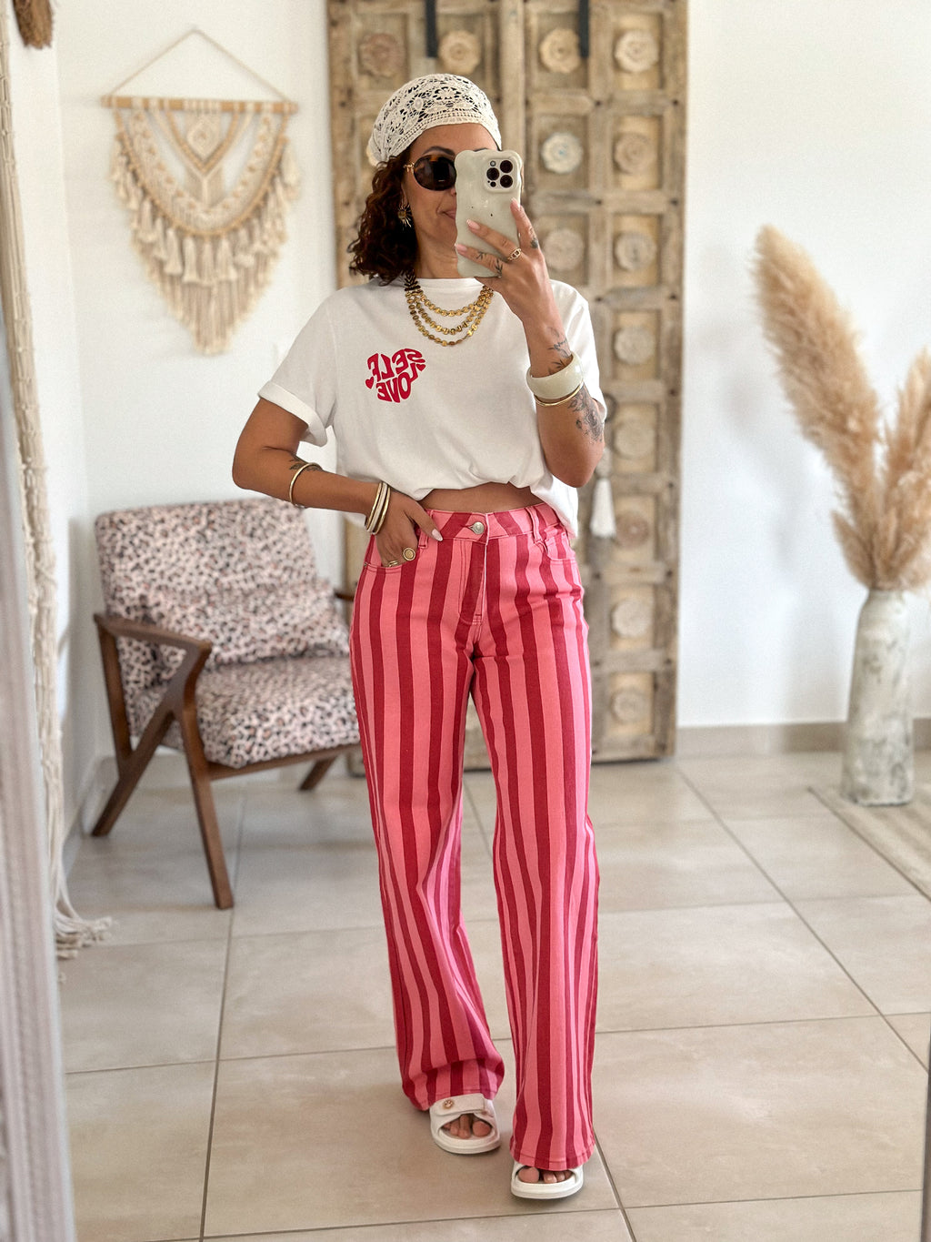 T-Shirt Self Love - Blanc