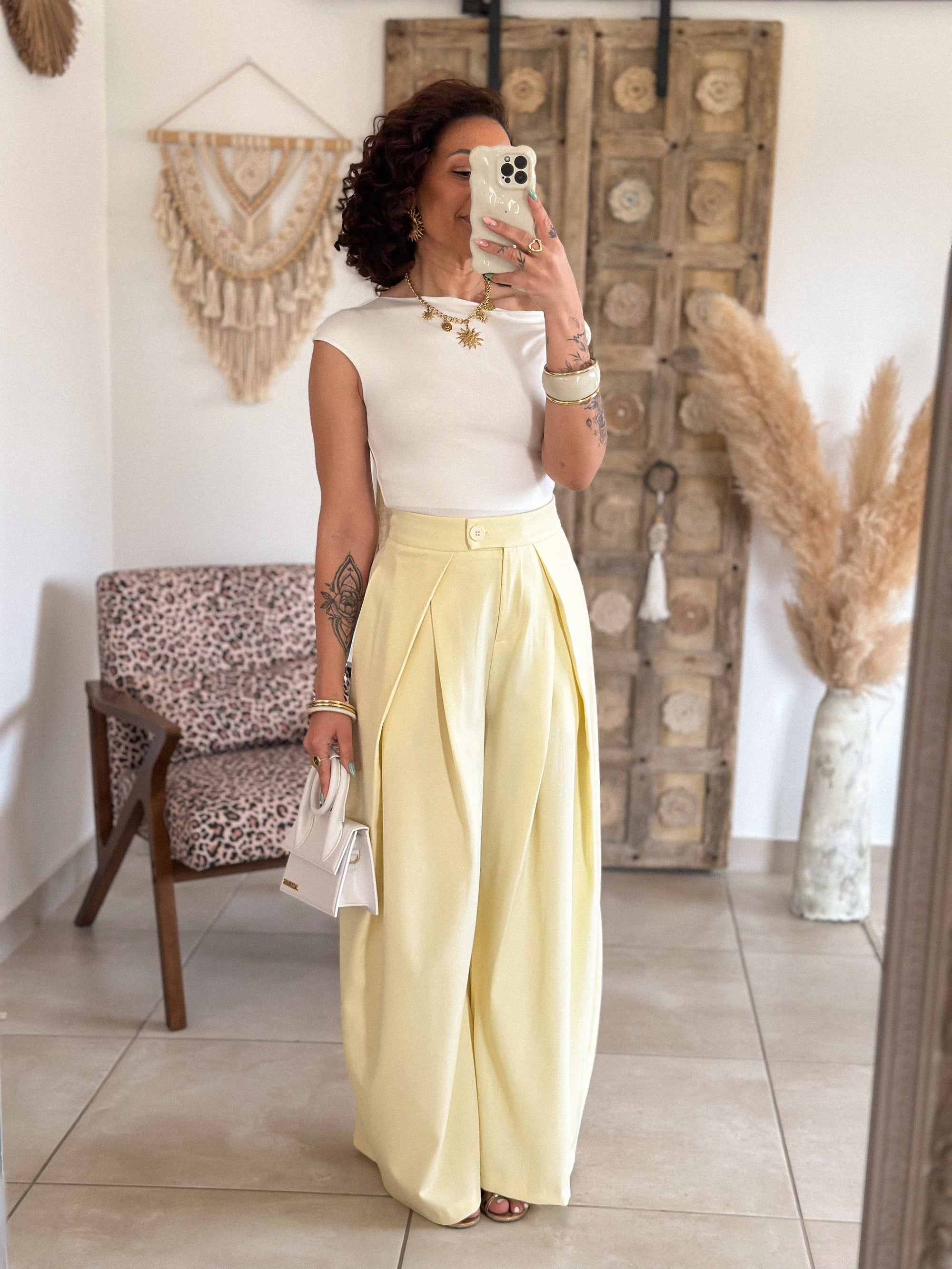 Top Max - Asymétrique jaune