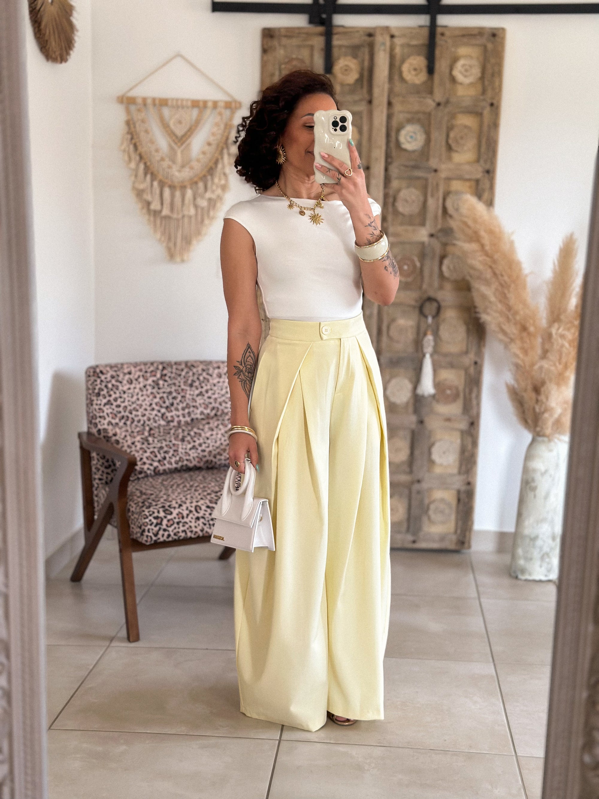 Top Max - Asymétrique jaune