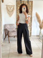 Top Engy - Blanc pois noir