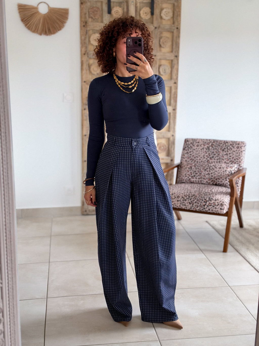 Top Clemence - Bleu marine