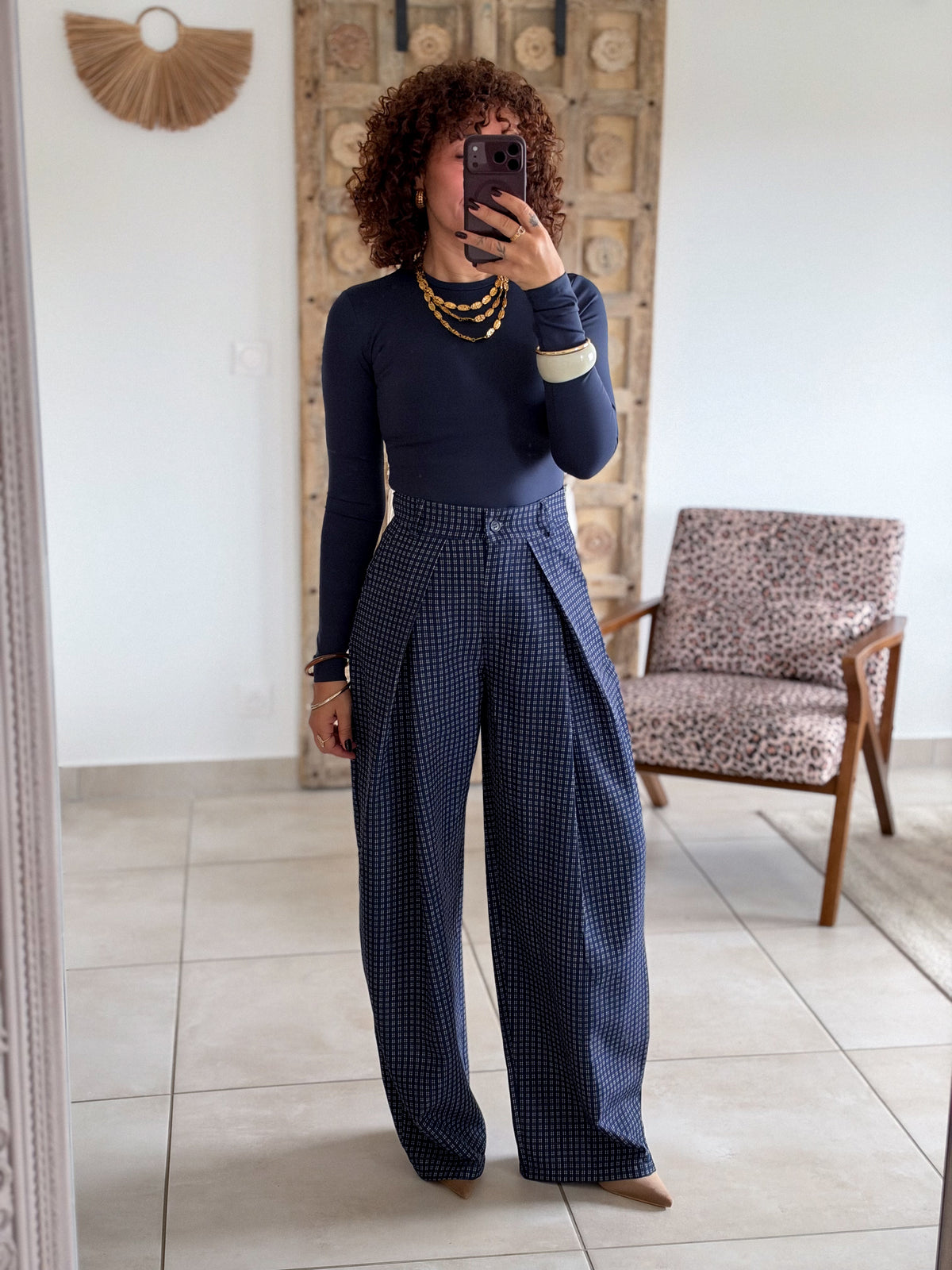 Top Clemence - Bleu marine