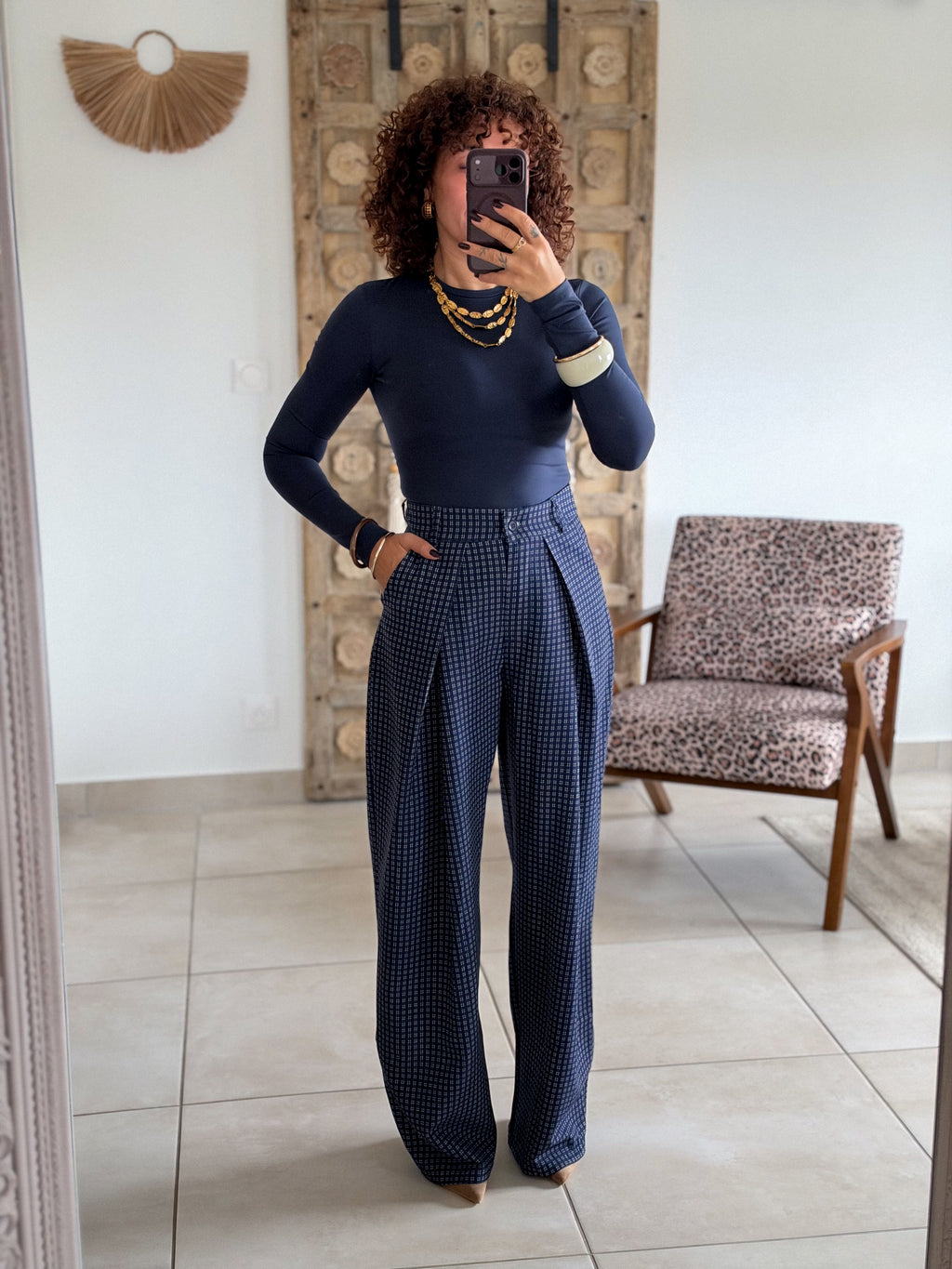 Top Clemence - Bleu marine