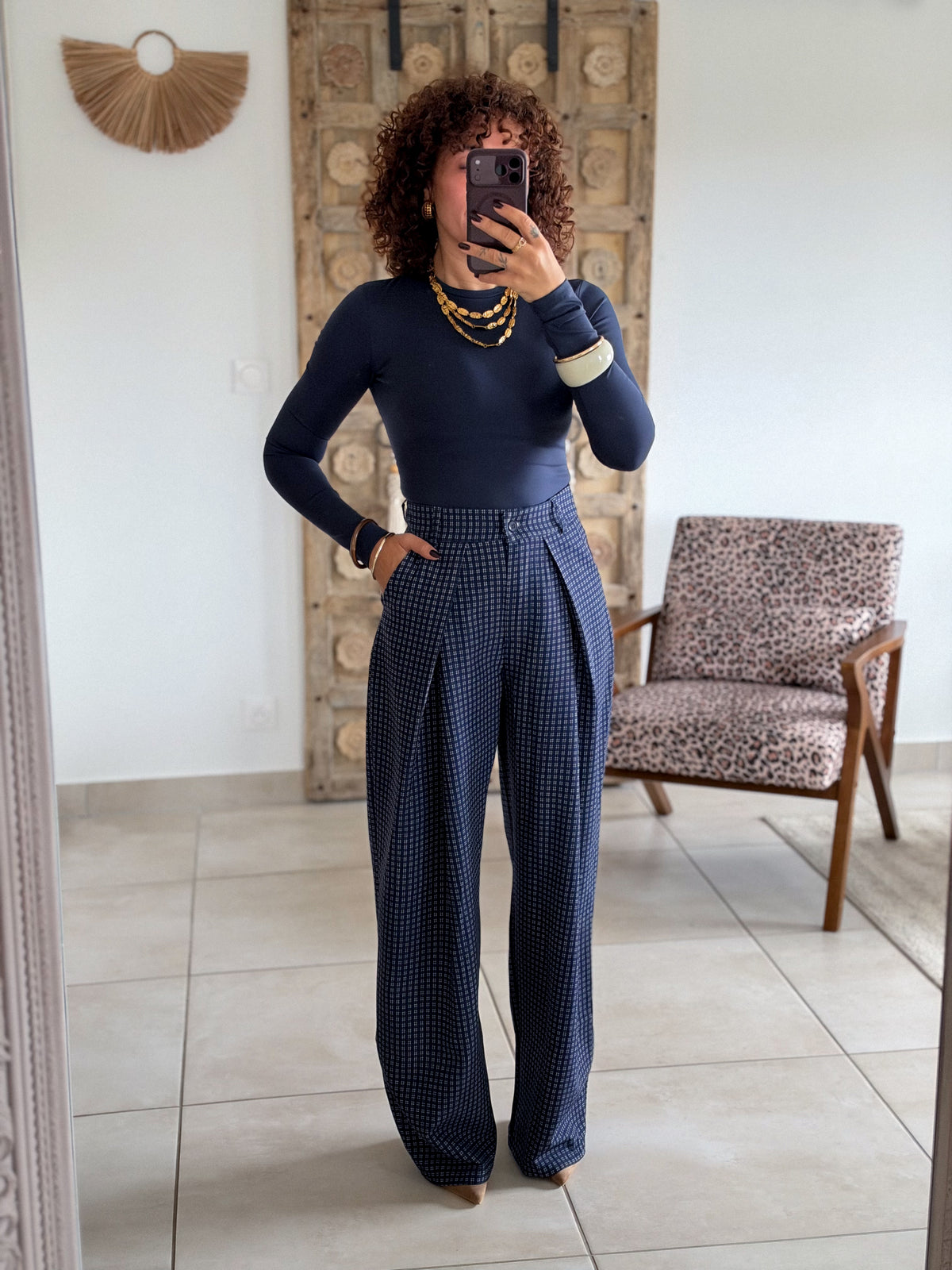 Top Clemence - Bleu marine