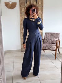 Top Clemence - Bleu marine
