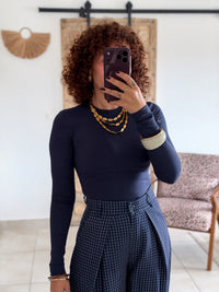 Top Clemence - Bleu marine