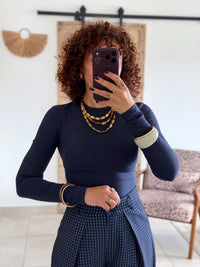 Top Clemence - Bleu marine