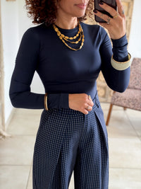 Top Clemence - Bleu marine