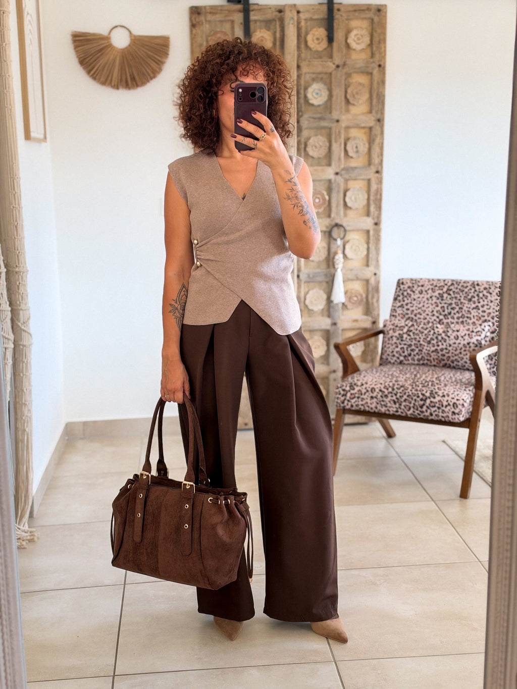 Top Erica – Beige