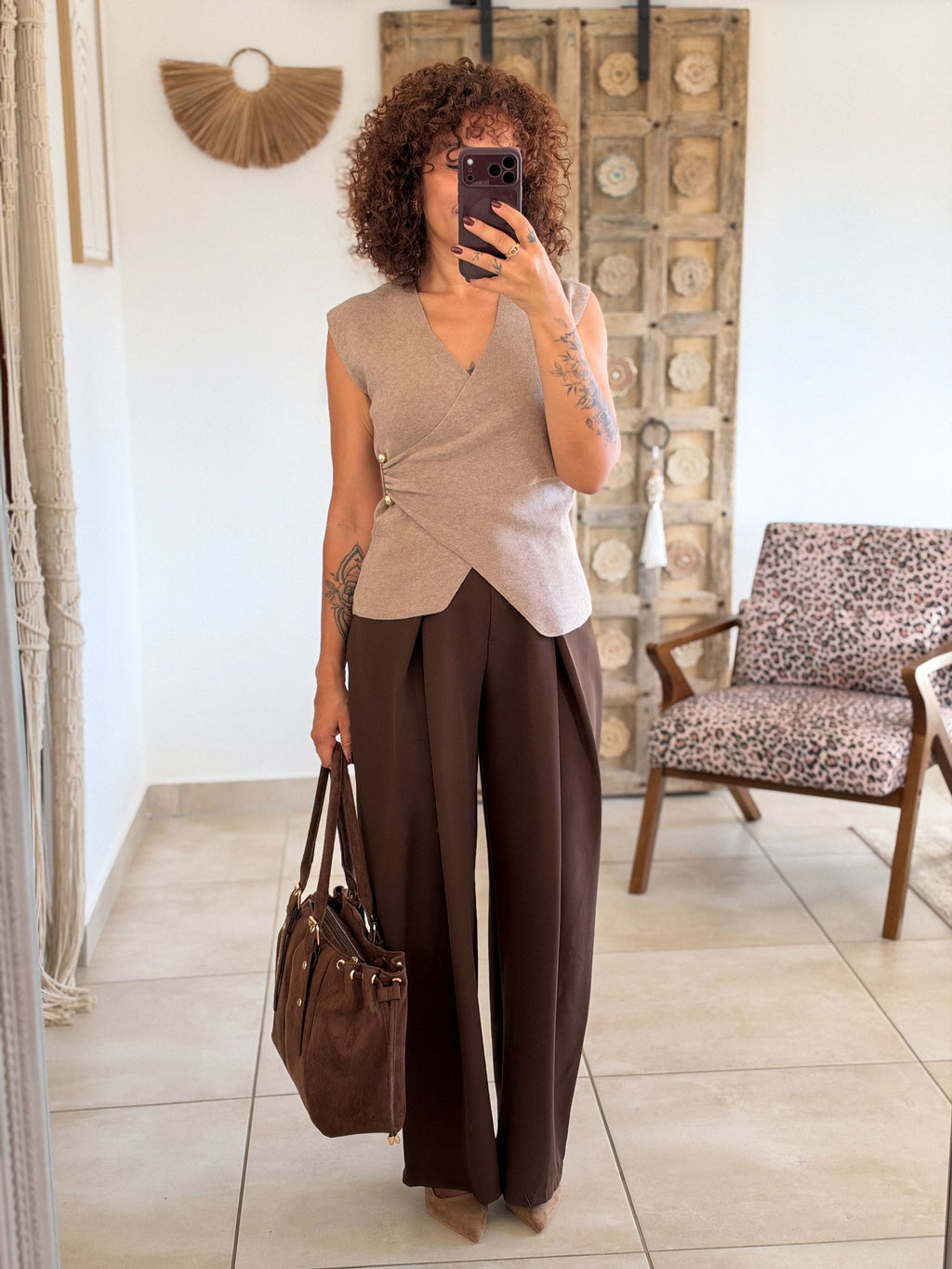 Top Erica – Beige