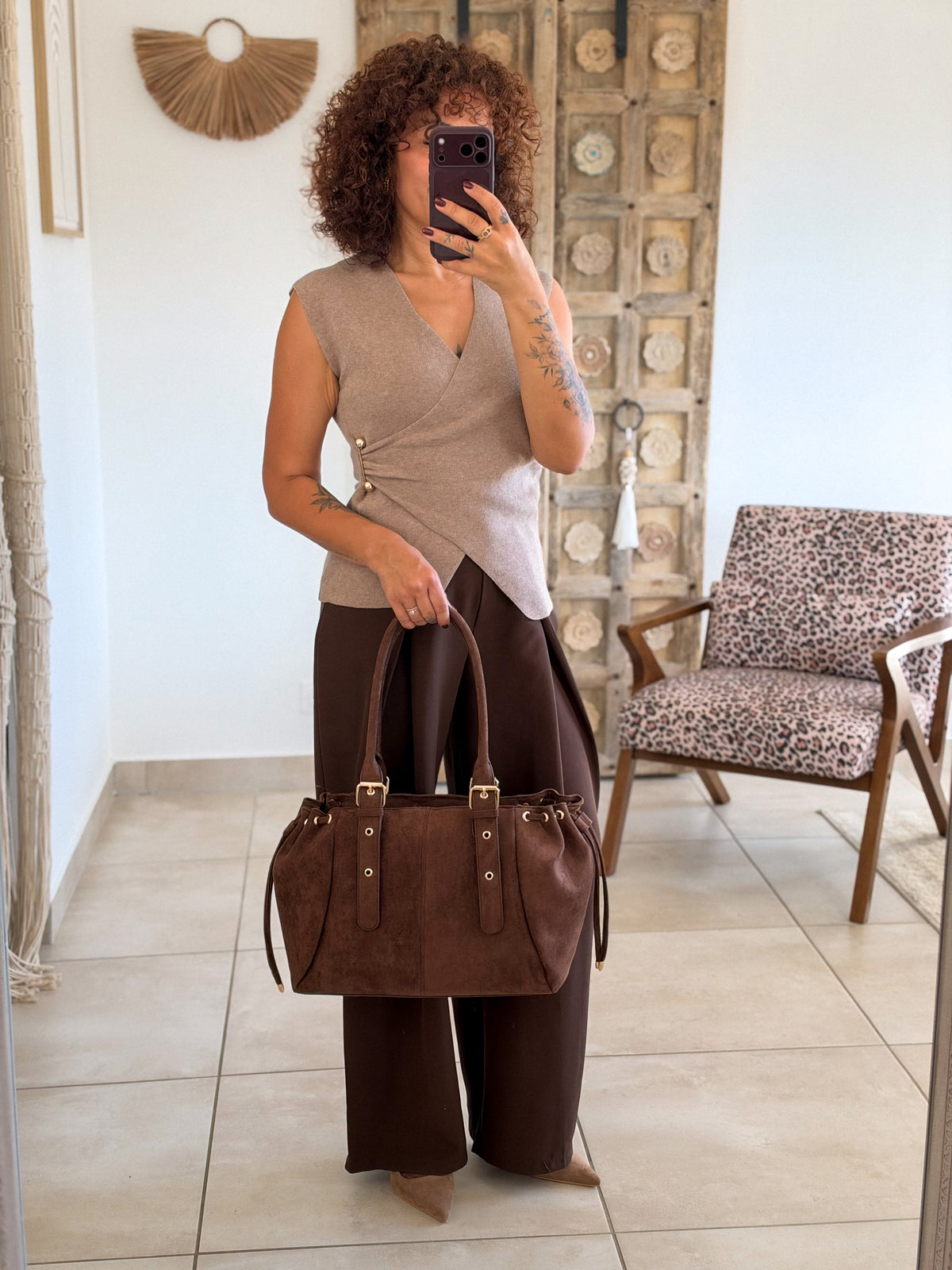 Top Erica – Beige