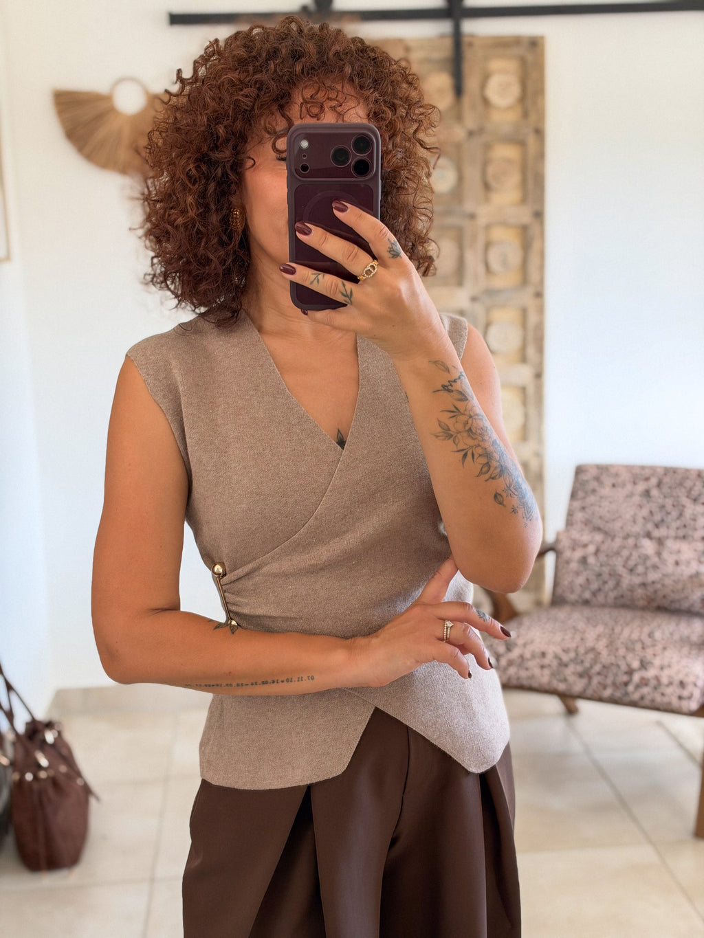 Top Erica – Beige