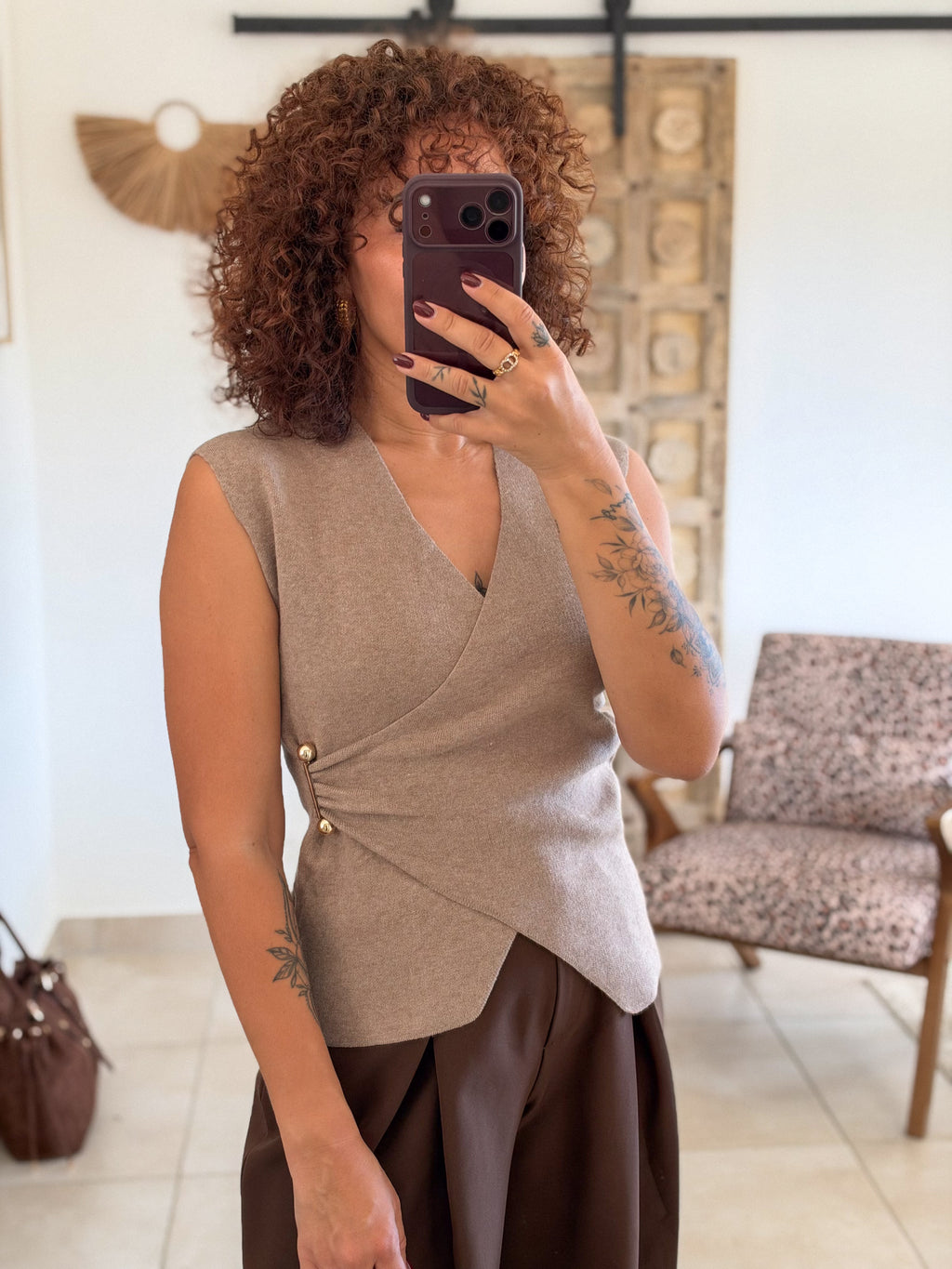 Top Erica – Beige