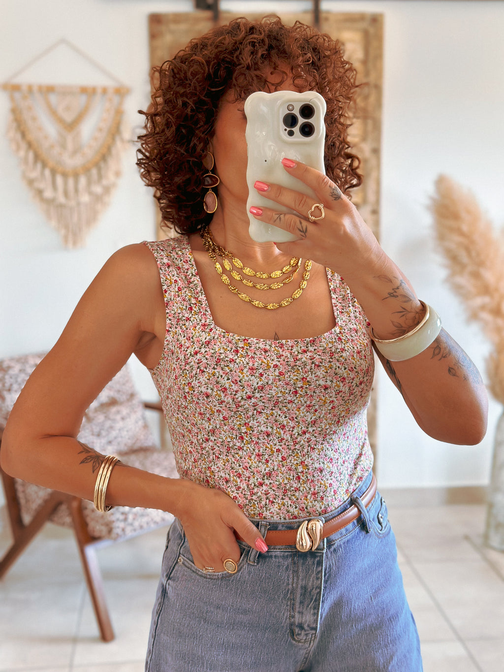 Top Lucy - Fleuri liberty