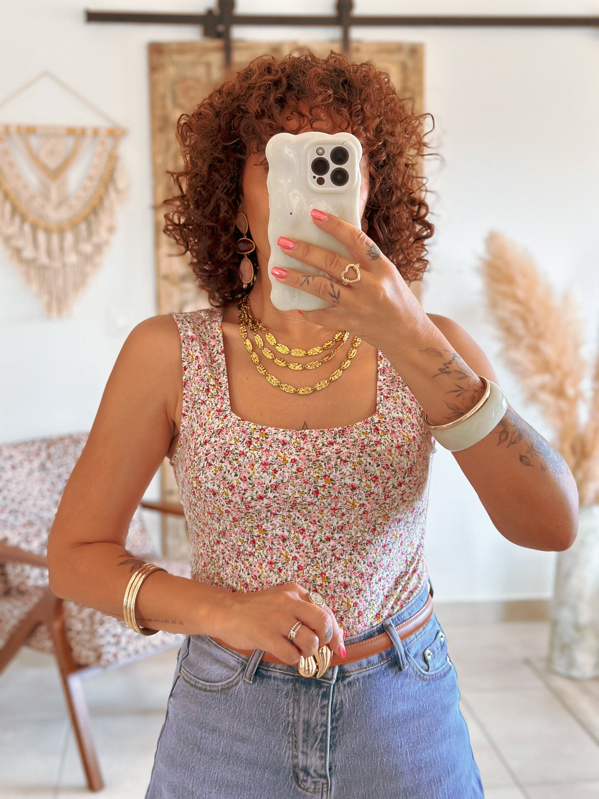 Top Lucy - Fleuri liberty