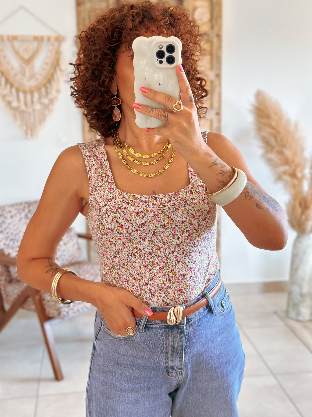 Top Lucy - Fleuri liberty