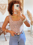 Top Lucy - Fleuri liberty