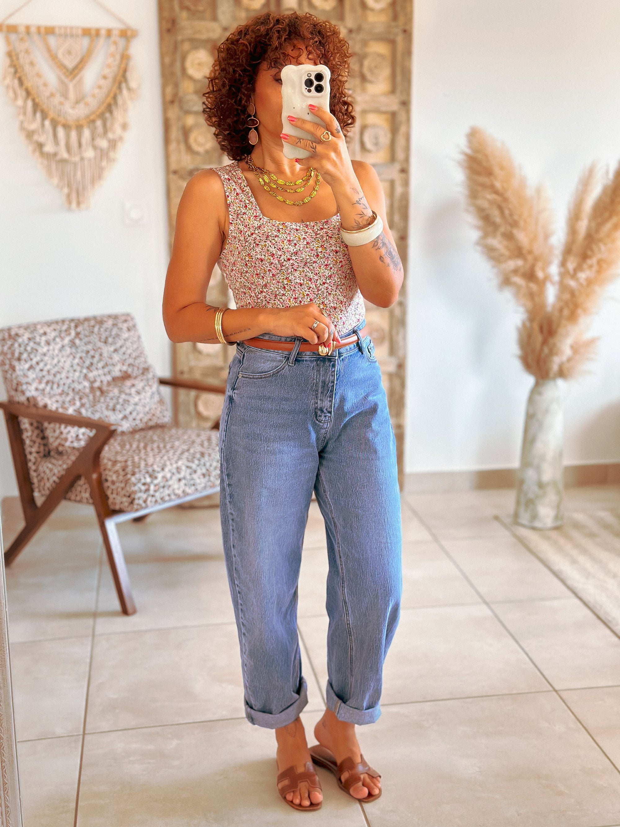 Top Lucy - Fleuri liberty