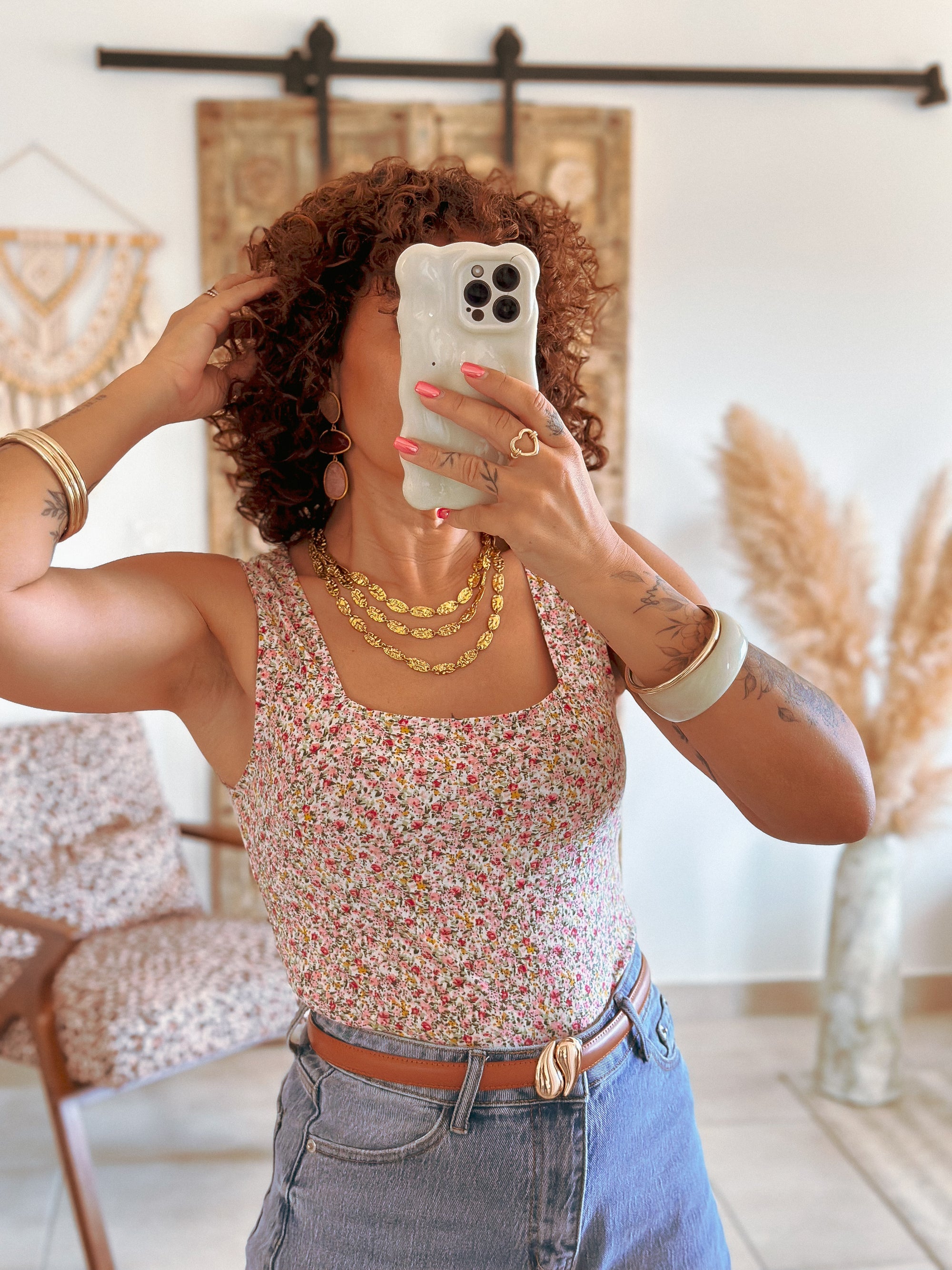 Top Lucy - Fleuri liberty