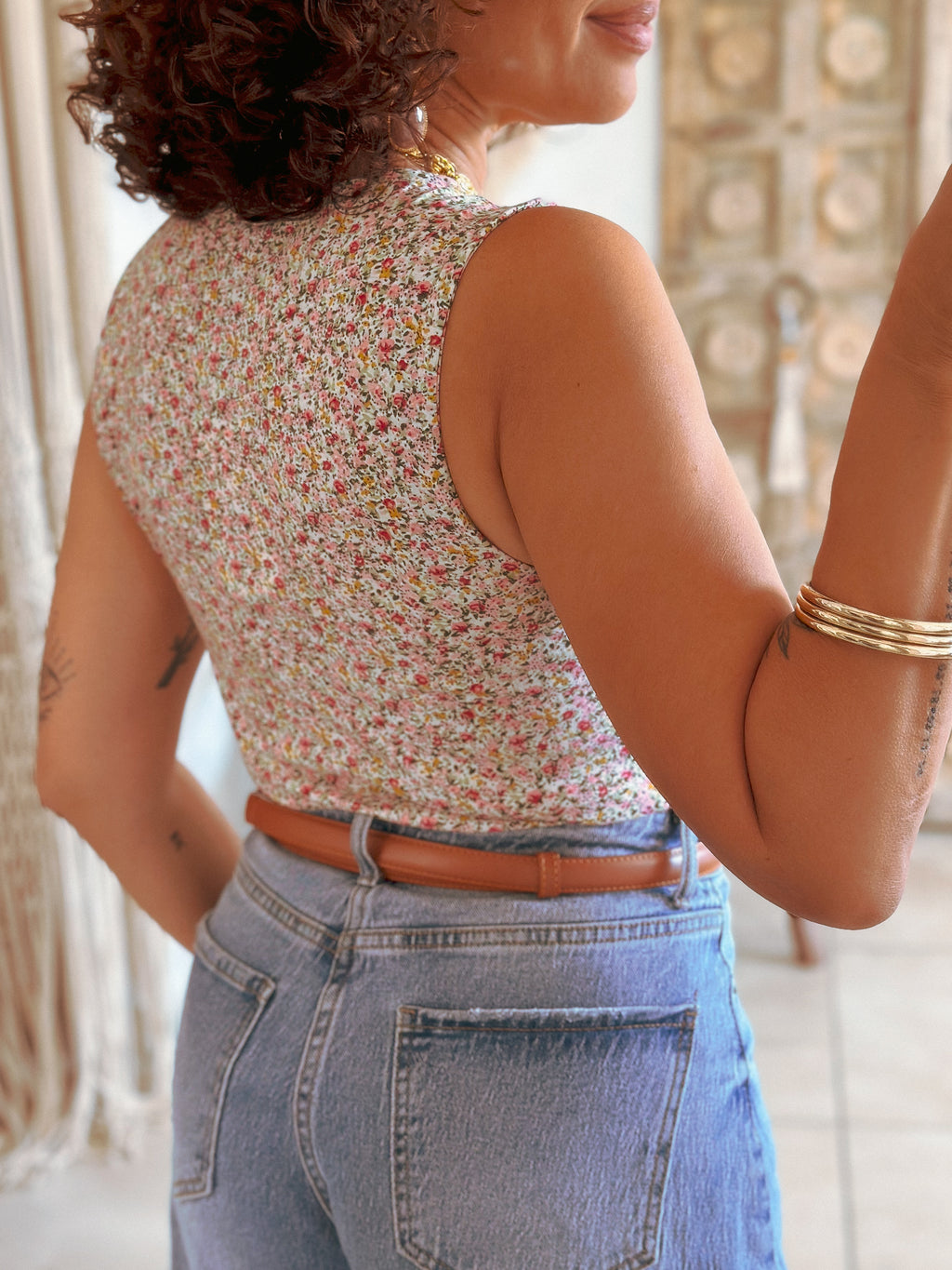 Top Lucy - Fleuri liberty