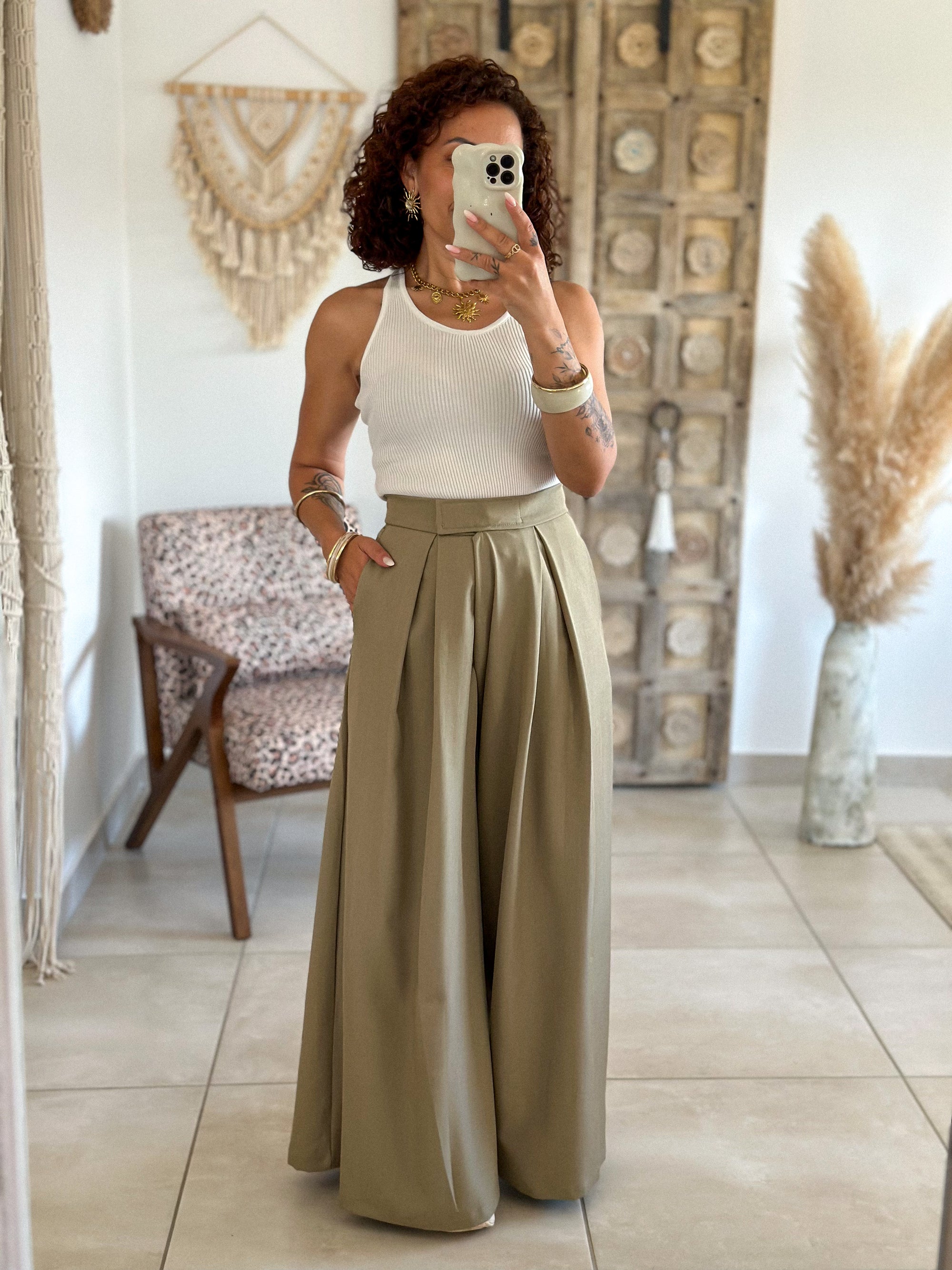 Top Lou - Blanc dos dentelle