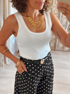 Top Dakota - Maille blanche