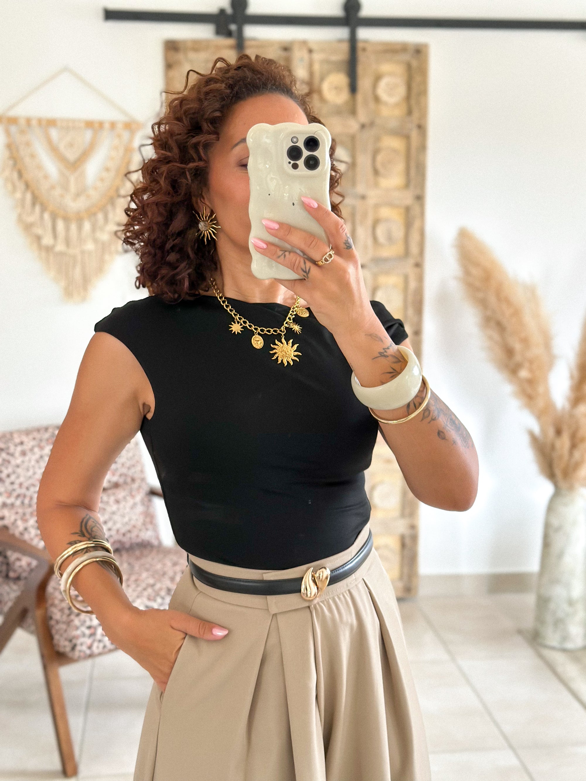 Top Max - Asymétrique noir
