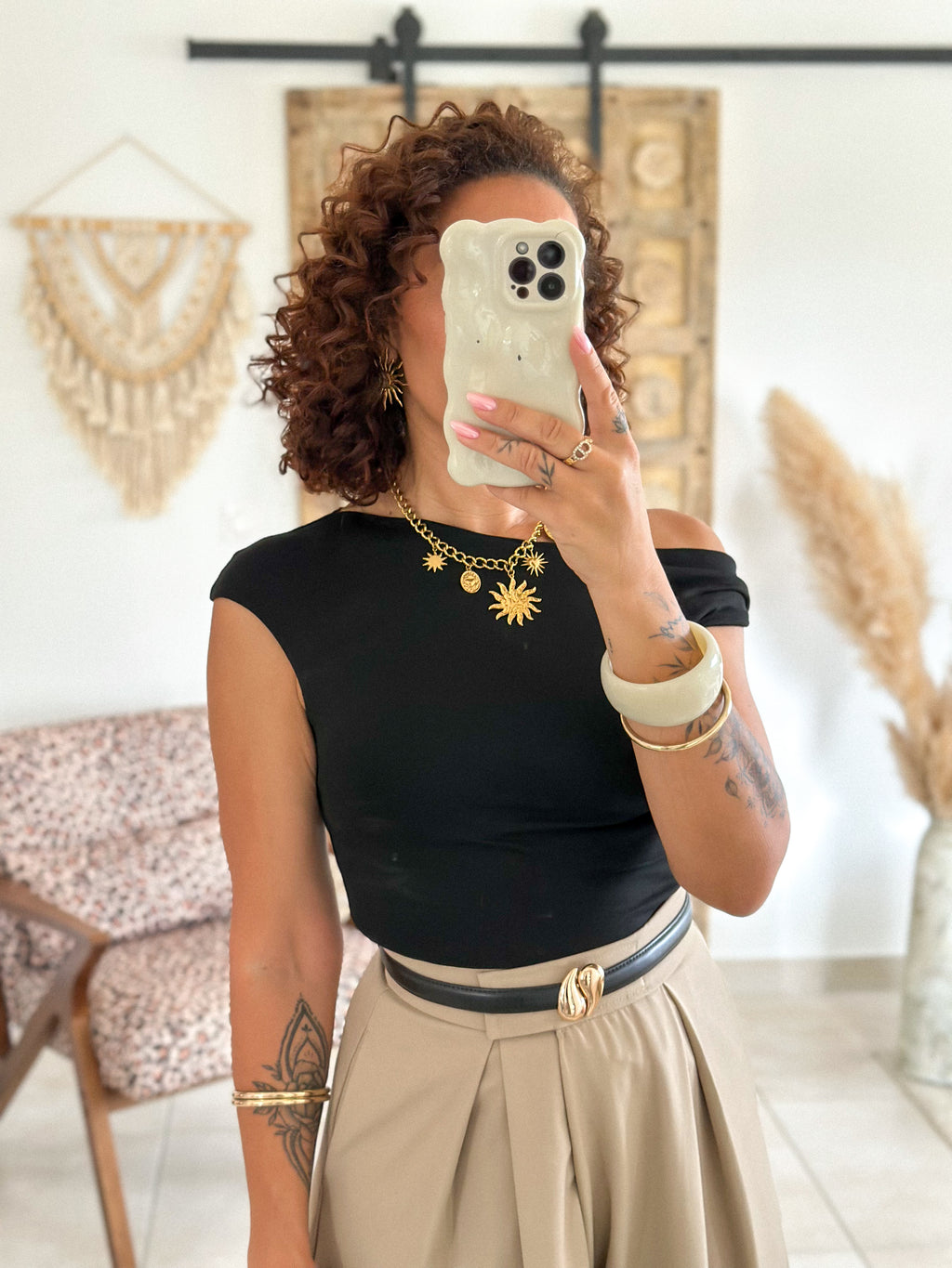 Top Max - Asymétrique noir