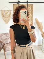 Top Max - Asymétrique noir