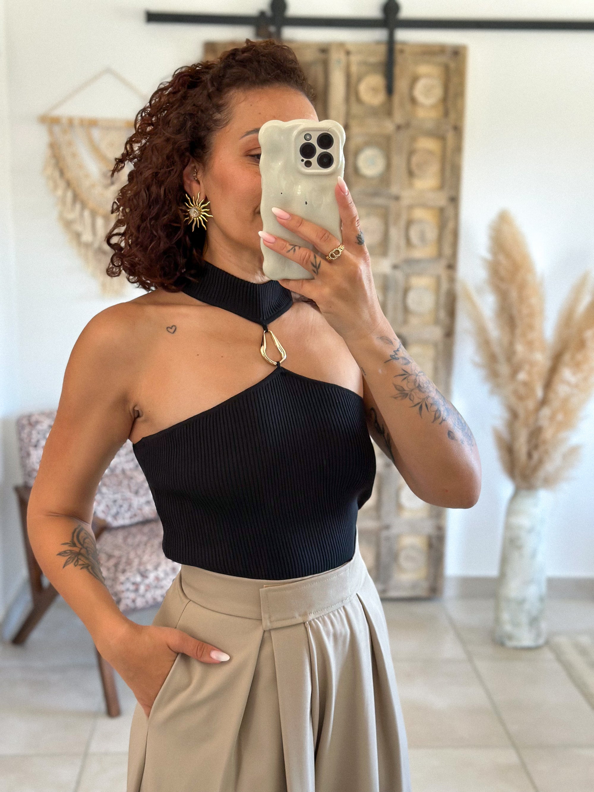 Top Larissa - Noir