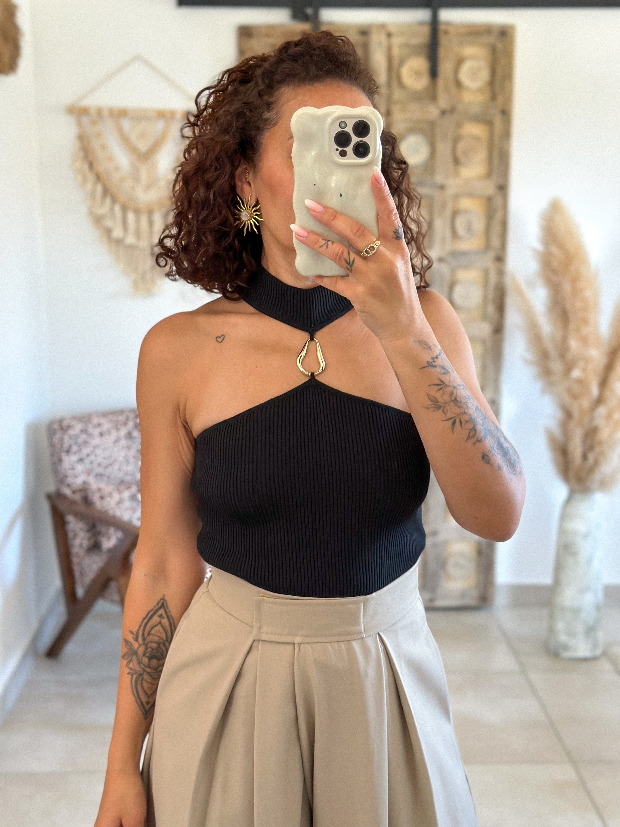 Top Larissa - Noir