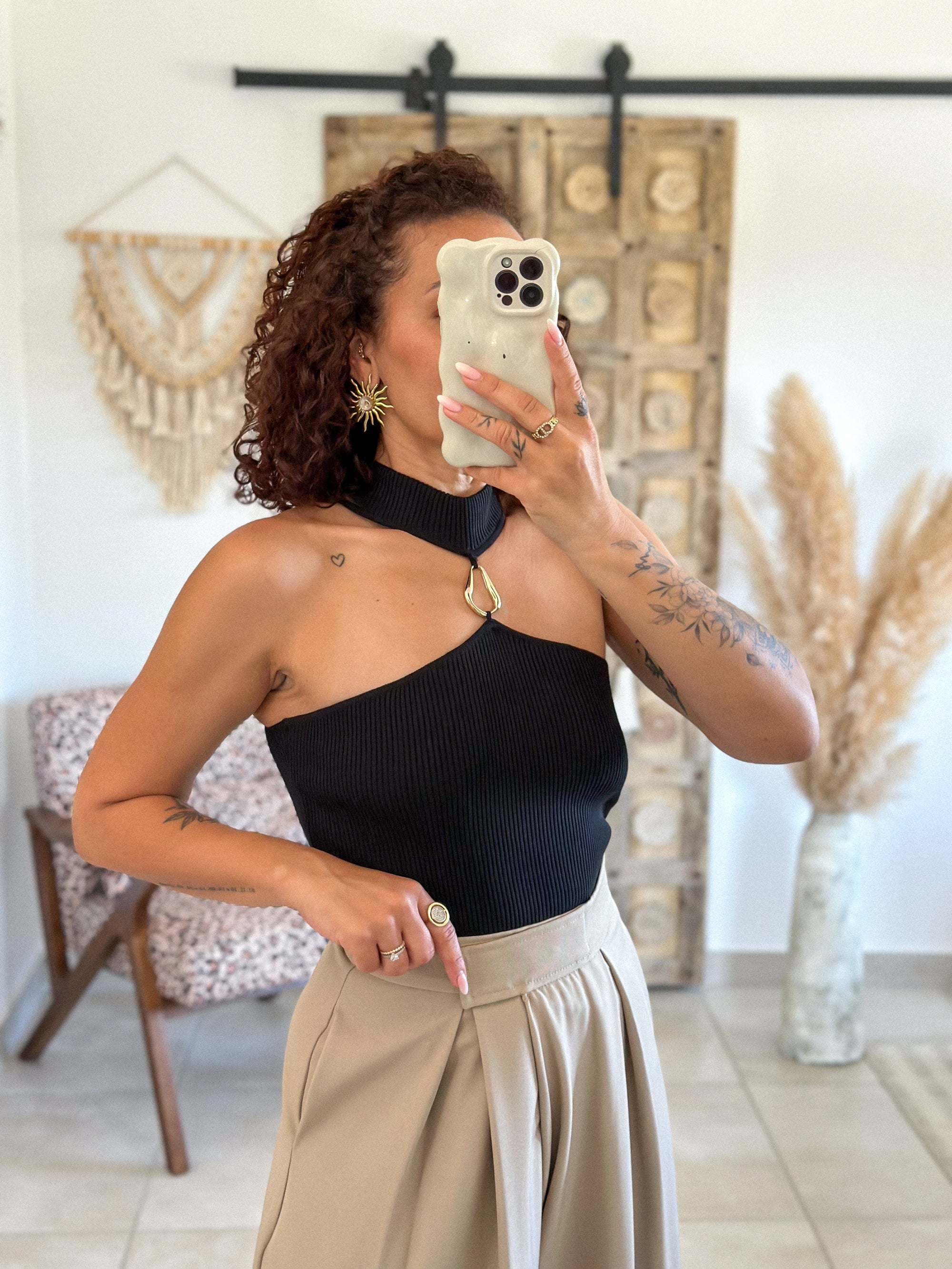 Top Larissa - Noir