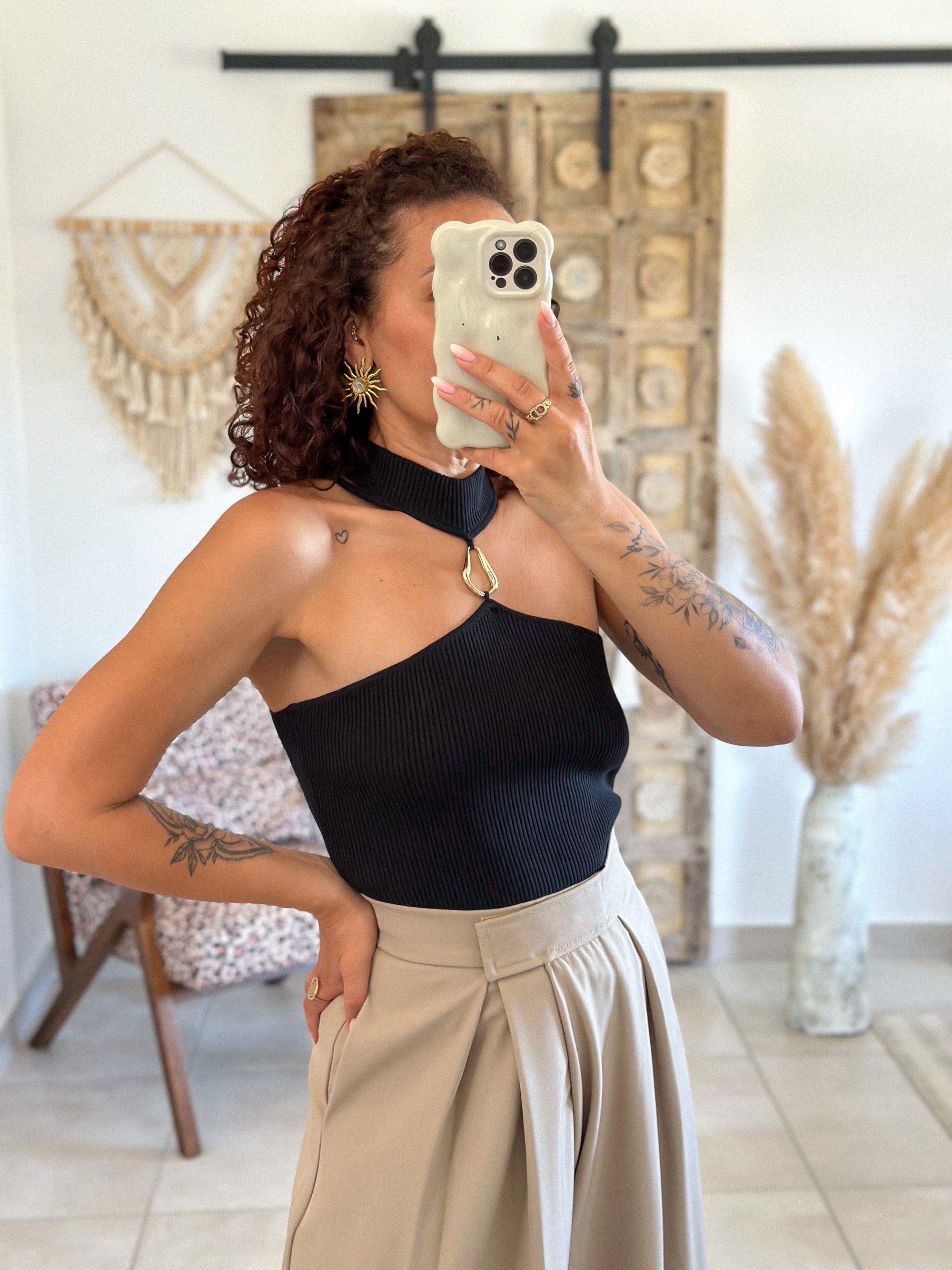 Top Larissa - Noir