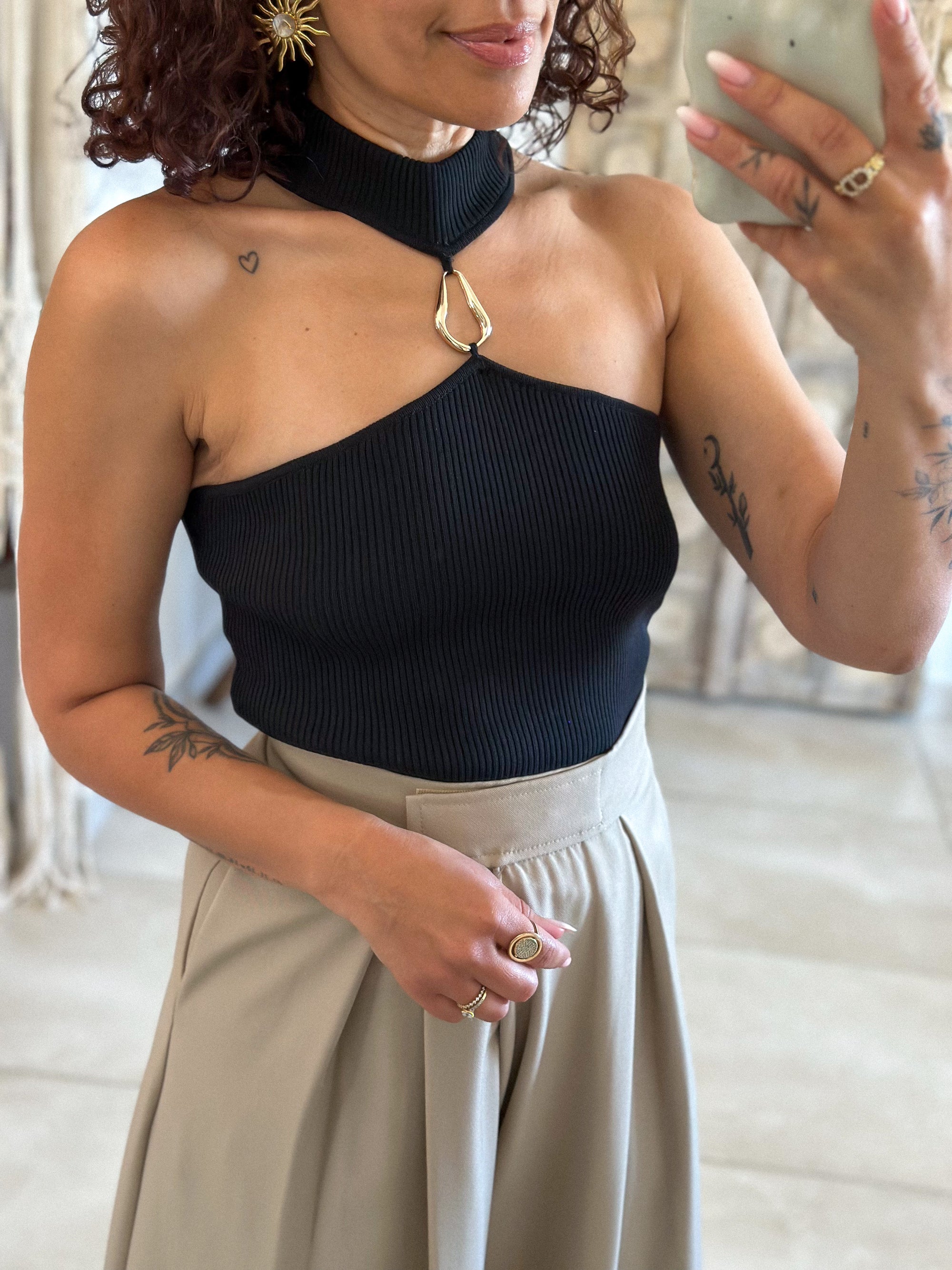 Top Larissa - Noir