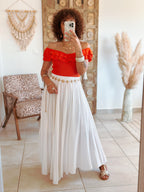 Top Victoria - Maille orange