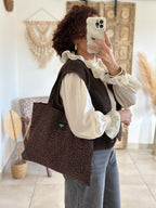 Totebag Amour - Léopard