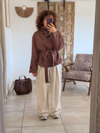 Trench Margot – Chocolat