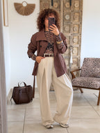 Trench Margot – Chocolat