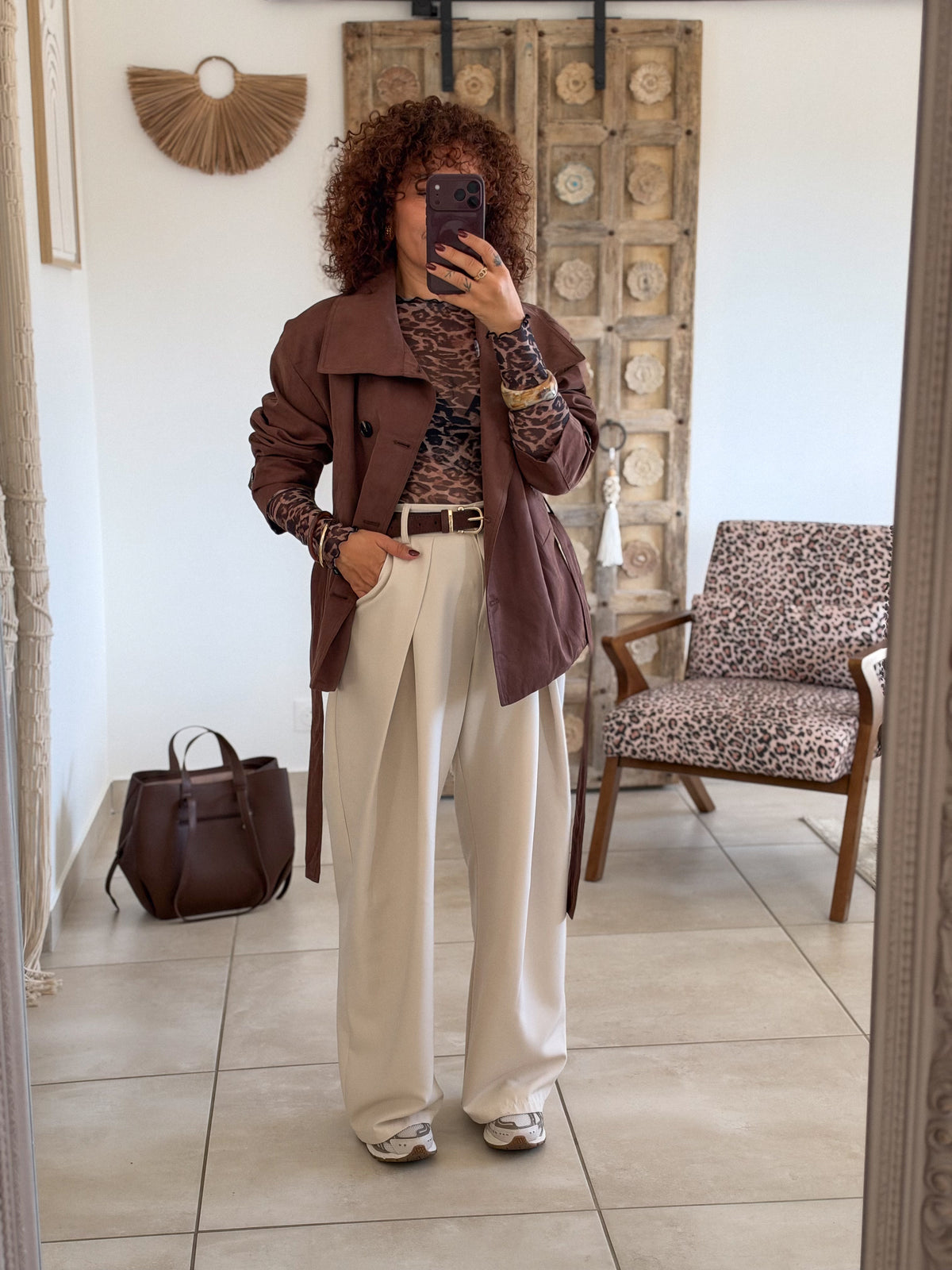 Trench Margot – Chocolat