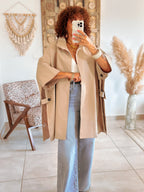 Trench Mika - Oversize beige taupe