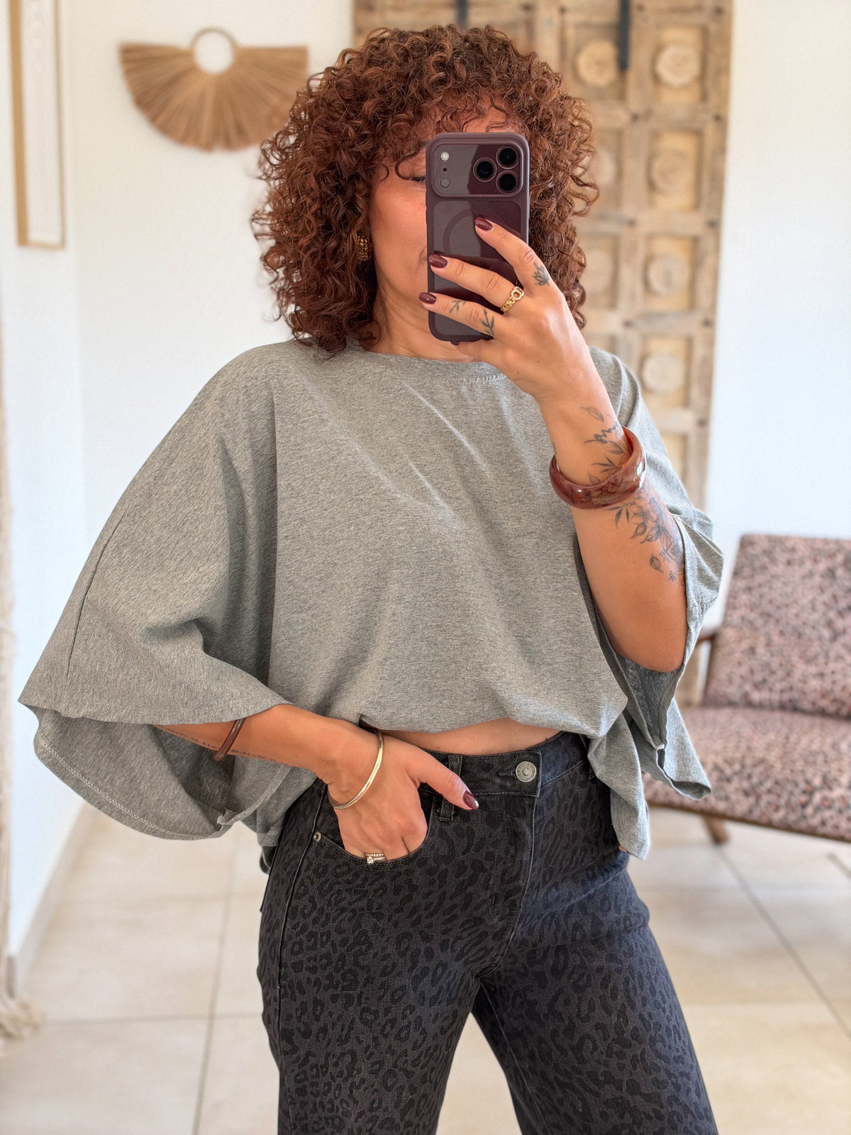T-shirt Andrea – Gris