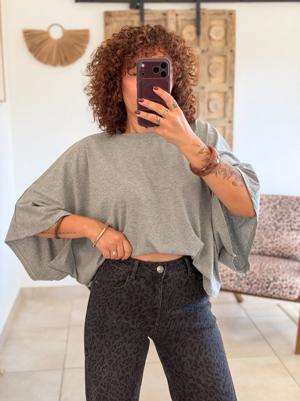 T-shirt Andrea – Gris