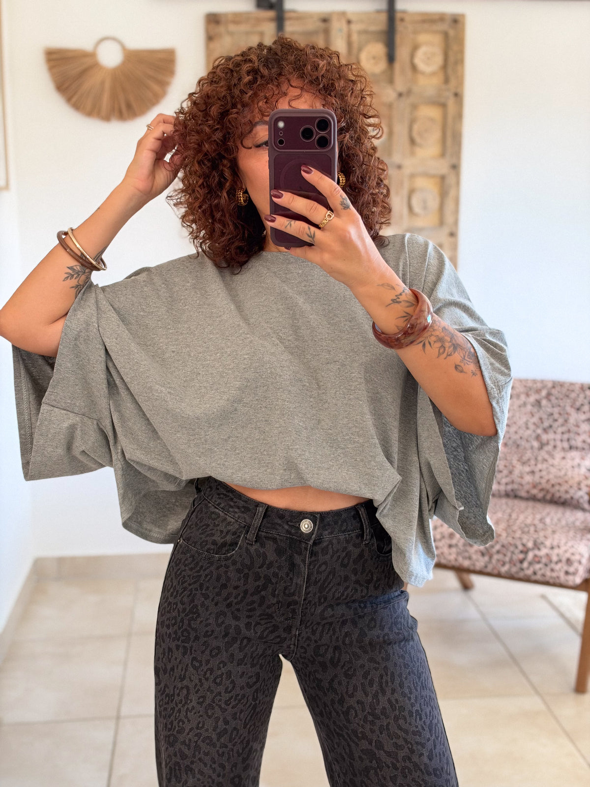 T-shirt Andrea – Gris